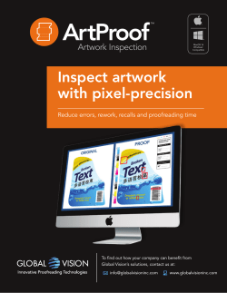 Artwork Inspection: ArtProof