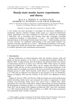 Steady-state mushy layers: experiments and theory