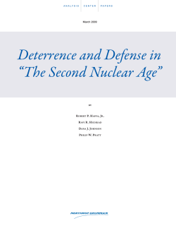 Deterrence and Defense in - Northrop Grumman Corporation
