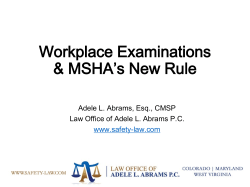 MSHA Citation Practices: Winning the &ldquo;Gotcha Game&rdquo;