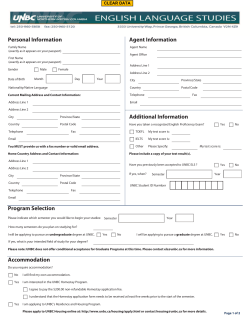 Personal Information Agent Information Additional