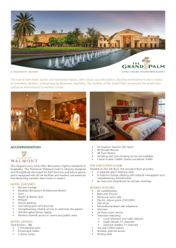 accommodation - The Grand Palm