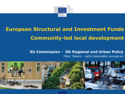 EU Commission Structural and Investment Funds