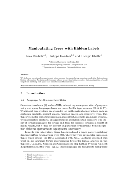 Manipulating Trees with Hidden Labels