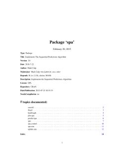 Package `spa`