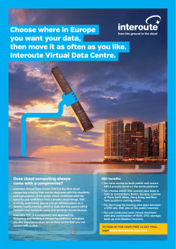 Choose where in Europe you want your data, then move it as often