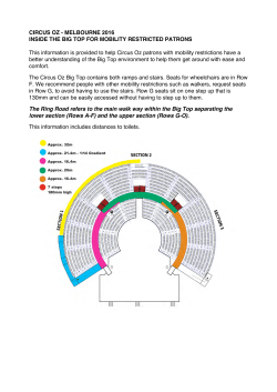 Access Information for the Big Top at Birrarung Mar