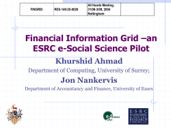 Financial Information Grid - National e
