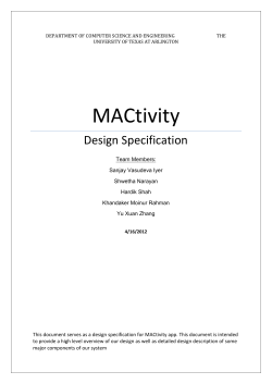 Iteration 3 - Maverick Wikis - The University of Texas at Arlington