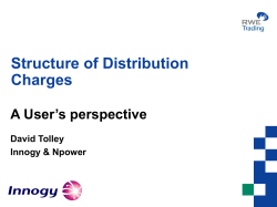 July 2003 Workshop London - Innogy
