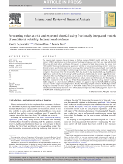 Forecasting value-at-risk and expected shortfall using fractionally