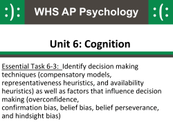 Hindsight Bias - MrGalusha.org