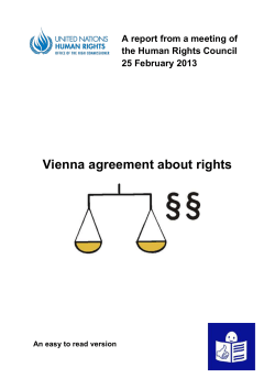 A report from a meeting of the Human Rights Council 25