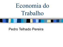 Education and Wages - Universidade da Madeira