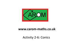 Carom 2-6: Conics