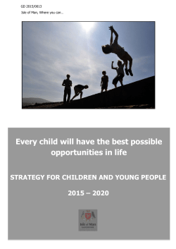 Strategy for Children and Young People 2015-2020