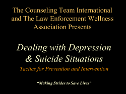 The Counseling Team Presents: