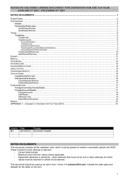 notes on the form 1 (firms)