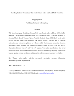 Modeling the Joint Dynamics of Risk Neutral Stock Index and Bond