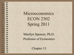ECON 2301 Spring 2003