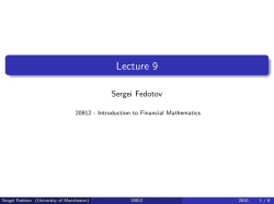 Lecture 9
