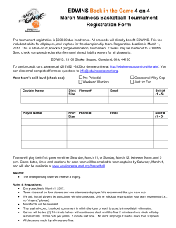 EDWINS Back in the Game 4 on 4 March Madness Basketball