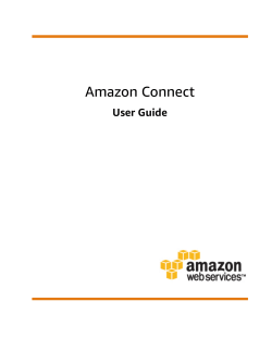 Amazon Connect - User Guide