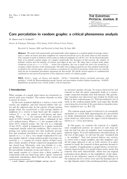 Core percolation in random graphs: a critical