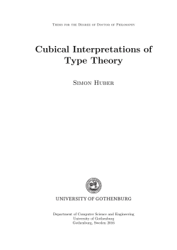 Cubical Interpretations of Type Theory