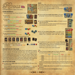 game materials description of the game set-up of the