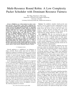 Multi-Resource Round Robin: A Low Complexity