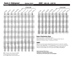 Route A CityExpress!