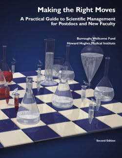 Making the Right Moves - Howard Hughes Medical Institute