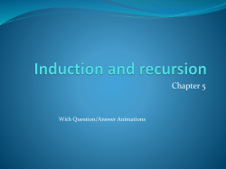 Induction and recursion