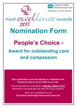 Peoples Choice - Southern Health and Social Care Trust