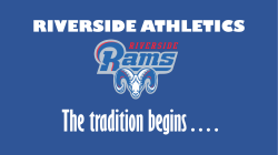 first place riverside athletics expectations and philosophy