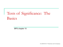 Chapter 15 CLICKER questions