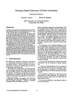 Diversity-Based Inference of Finite Automata