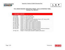 Business Plan 2009-2010