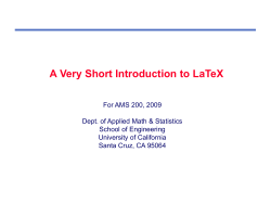 Latex_intro - University of California, Santa Cruz