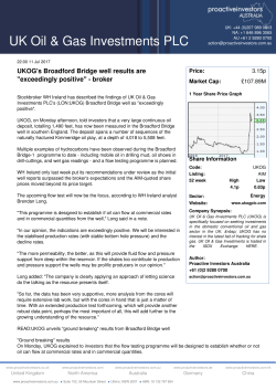 "exceedingly positive" - broker