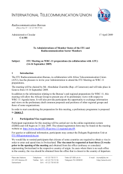 international telecommunication union