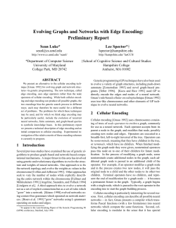 Evolving Graphs and Networks with Edge Encoding