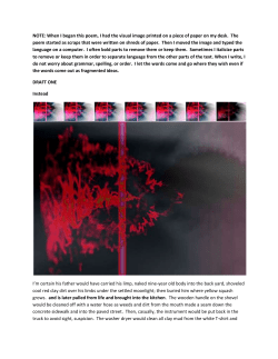 Click here to read early drafts of Instead