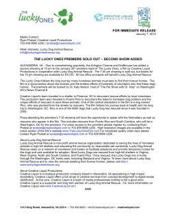 for immediate release the lucky ones premiere sold out &ndash; second