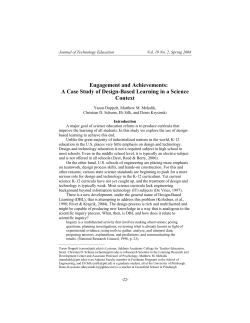 Engagement and Achievements: A Case Study of Design