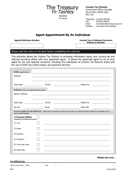 R212 - Appointment of Agent by an Individual