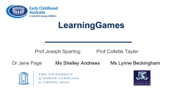 Learning Games - ECA Conference