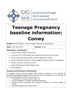Conwy - Health in Wales