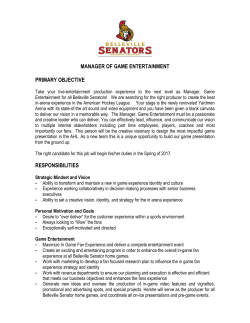 Manager of Game Entertainment